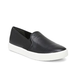 Vince perforated leather slip on sneaker